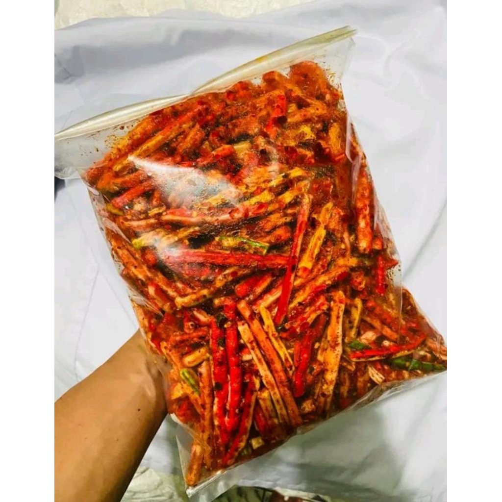 

Seblak kering kerupuk beton/kerupuk jaat renyah bumbu melimpah pedas daun jeruk