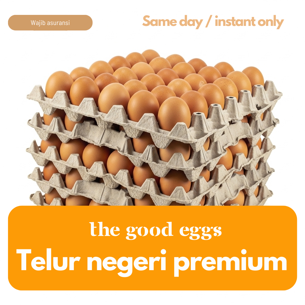 

Telur Ayam Negeri PREMIUM GRADE A - 1 KG - Fresh, Bersih, Sehat
