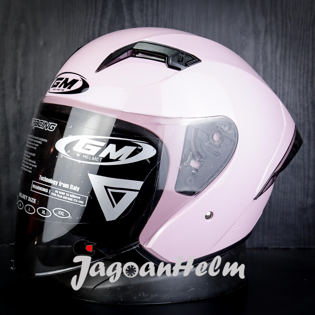 GM HELM G2 SOLID | PINK PASTEL | G-2 SINGLE VISOR