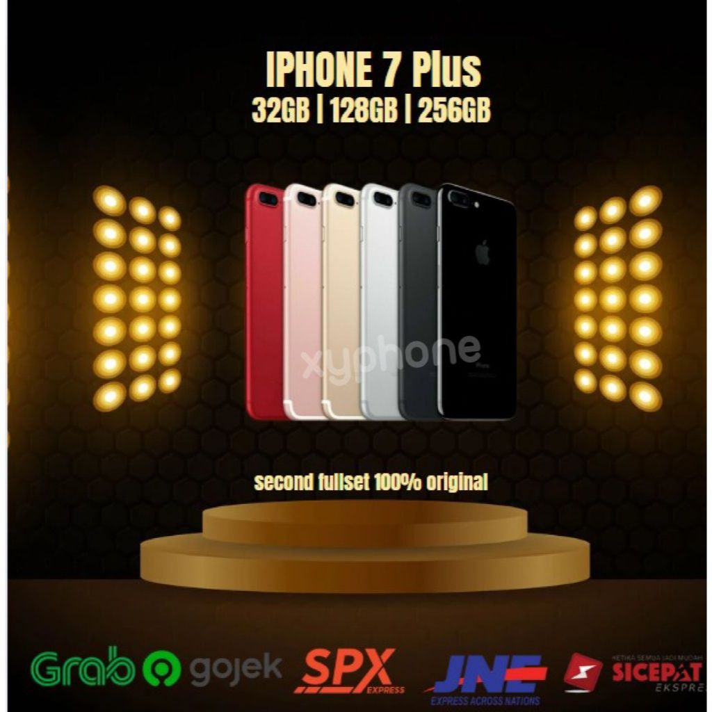 7+ Plus 32/128/256GB Fullset Second 100% Original