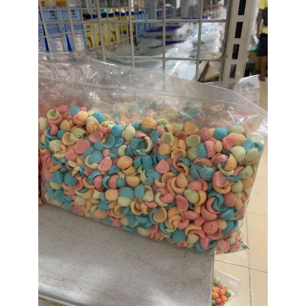 

ChocoCrunch Fruity D'loops (250Gr & 1Kg) Sereal Cornpuff Dloops