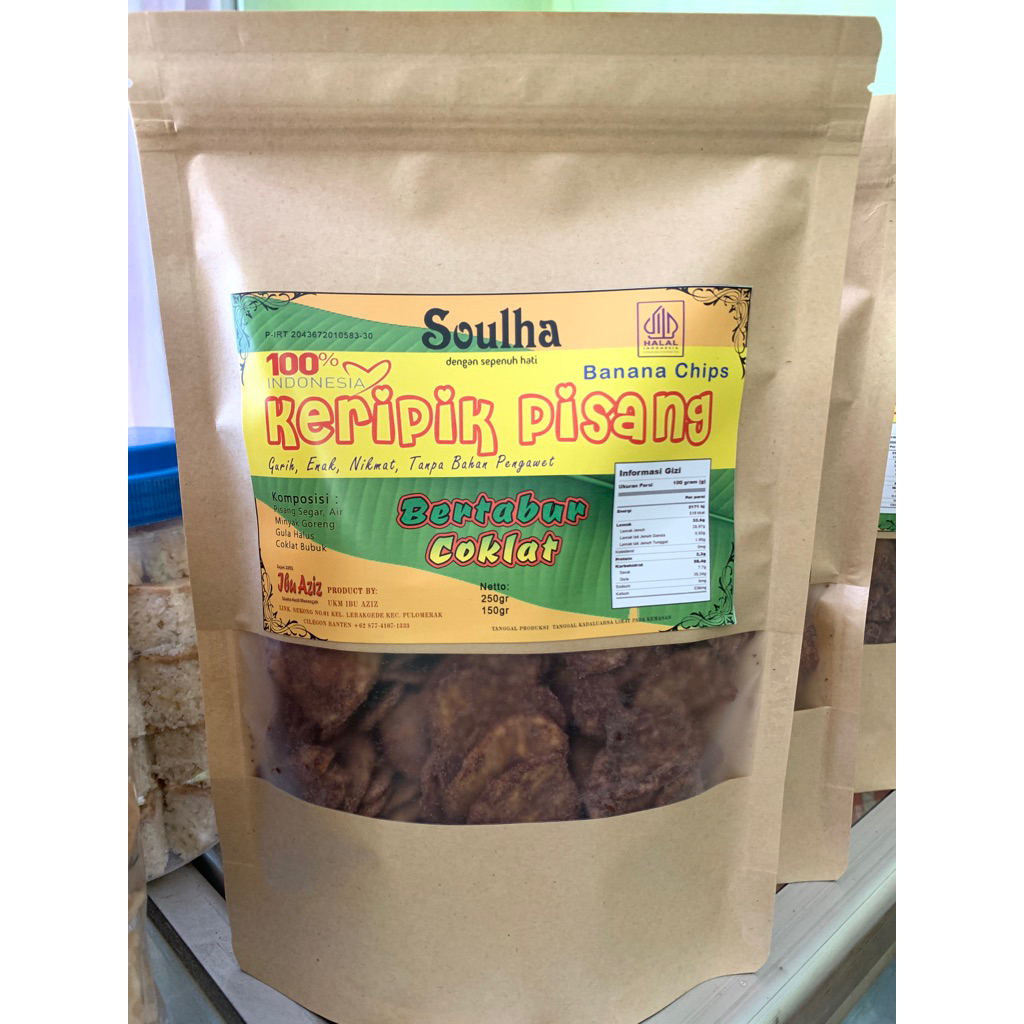 

Kripik pisang COKLAT