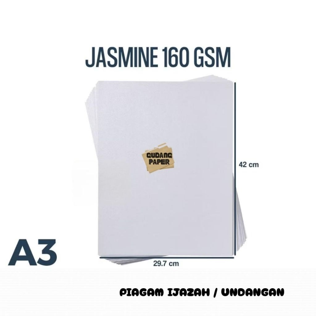 Kertas Jasmine A3 isi 100 Lembar / Kertas Jasmine Paper Flower / Kertas Jasmine