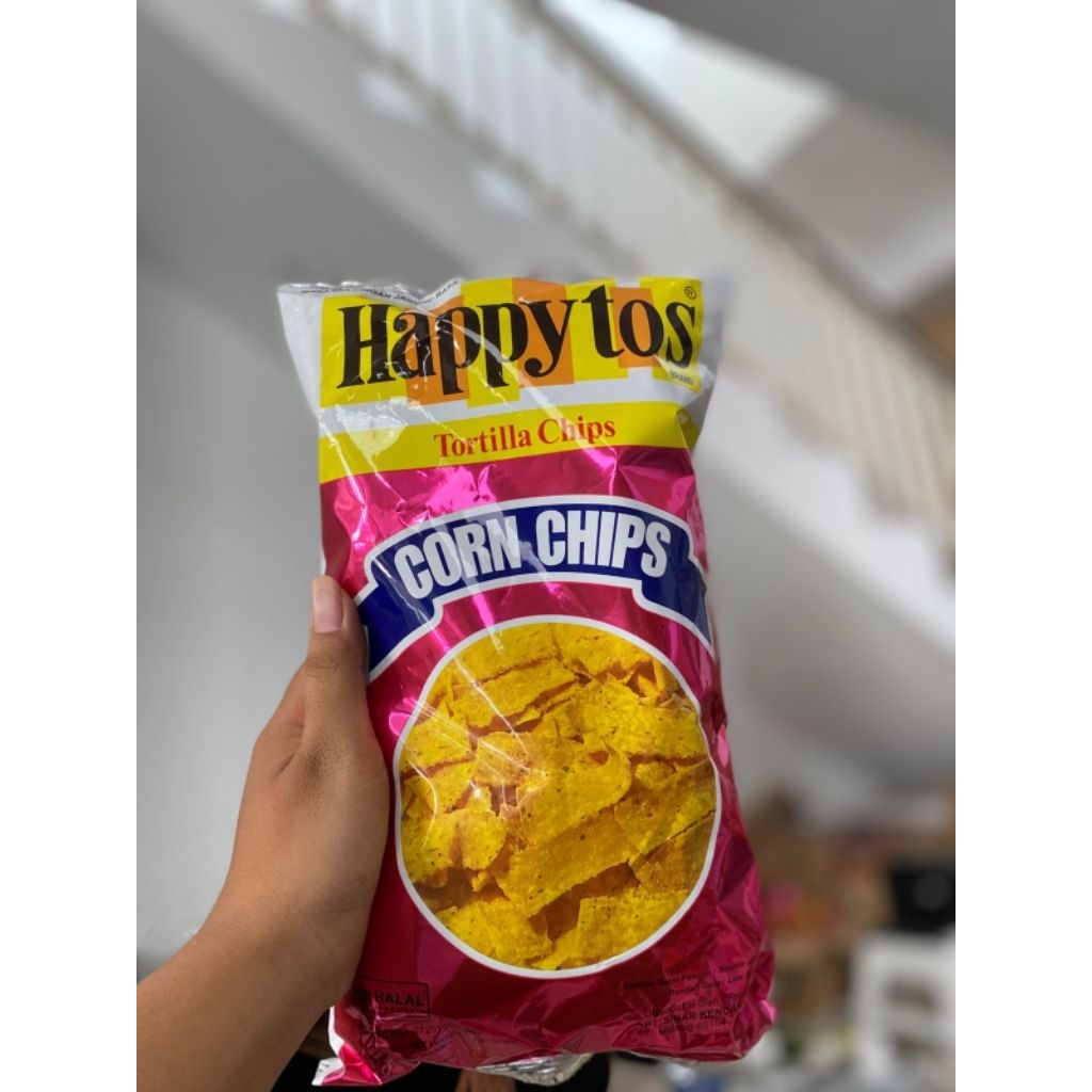 

Happytos Snack Tortila Chips Merah