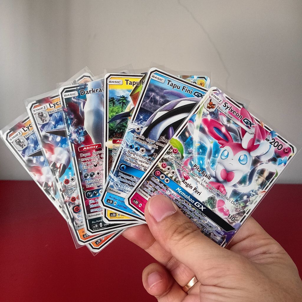 Kartu TCG pokemon Indonesia Original (GX campur Dari starter deck)