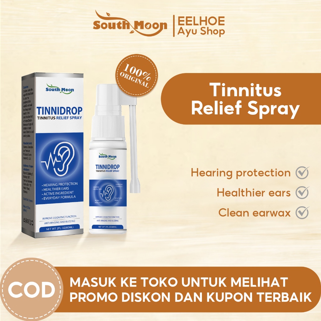 SOUTH MOON Obat Tetes Telinga Cairan Pembersih Telinga Obat Sakit Telinga Pembersih Kotoran Telinga 
