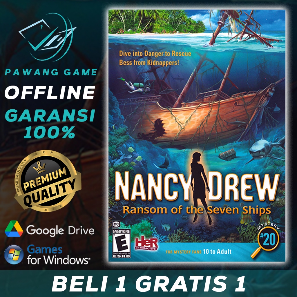 Nancy Drew Ransom Of The Seven Ships | PC GAME | LAPTOP GAME | DOWNLOAD