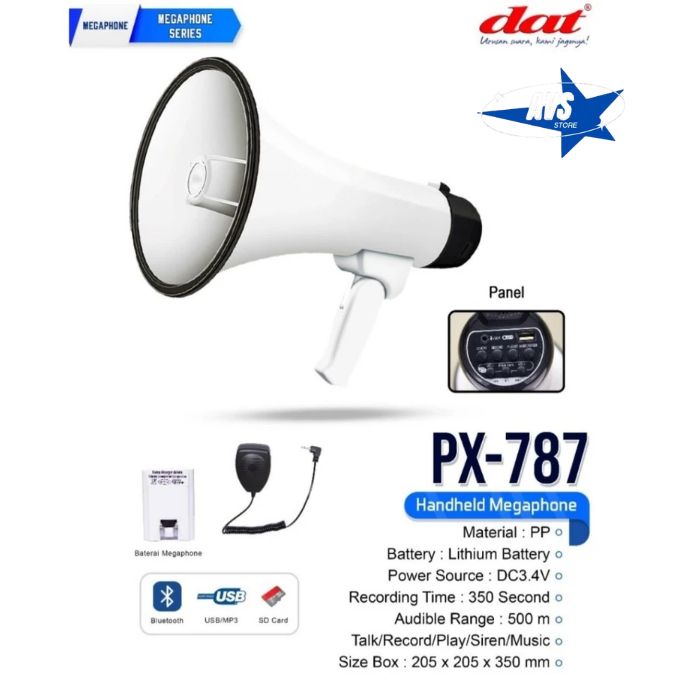 DAT HANDHELT MEGAPHONE PX&787