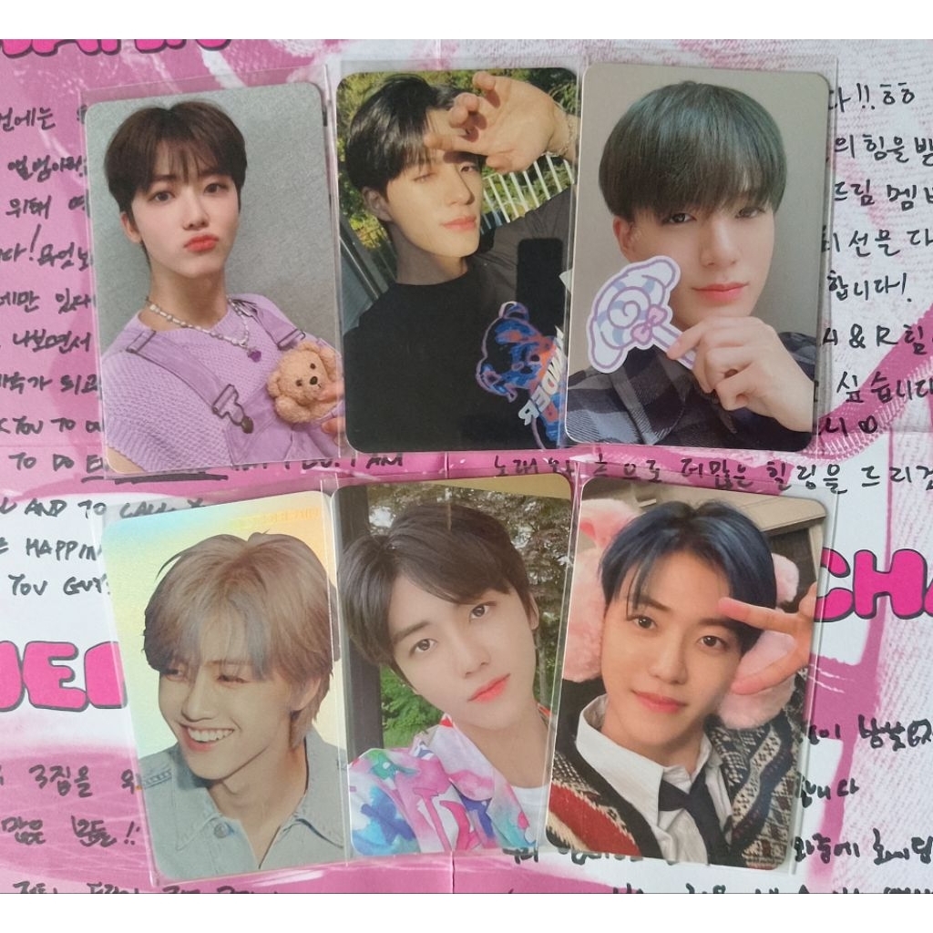 Official Photocard Jeno Jaemin Collecting Golden Age Teddy Island  Holo We Boom Epoxy Hello Future P
