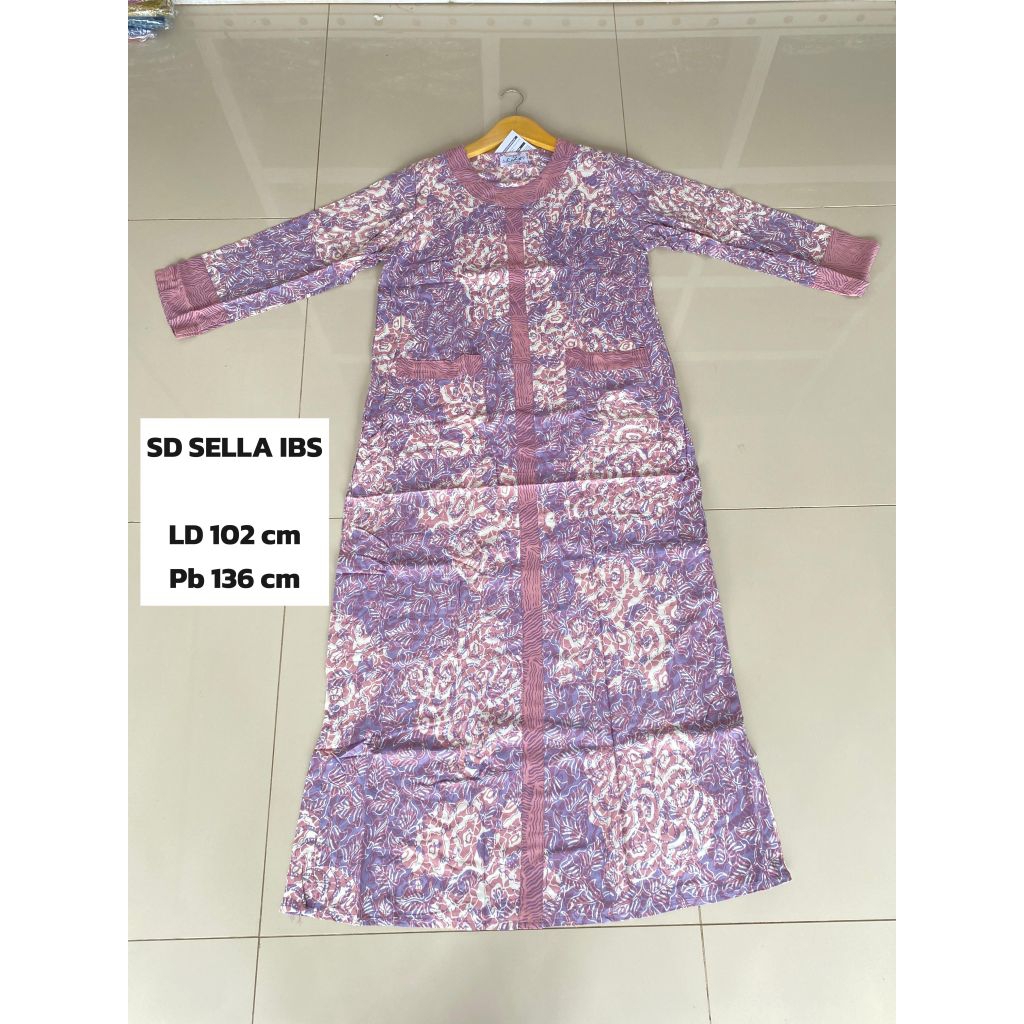Luza ~ Set Dress/Daster Rumahan Sella IBS by Batik Luza