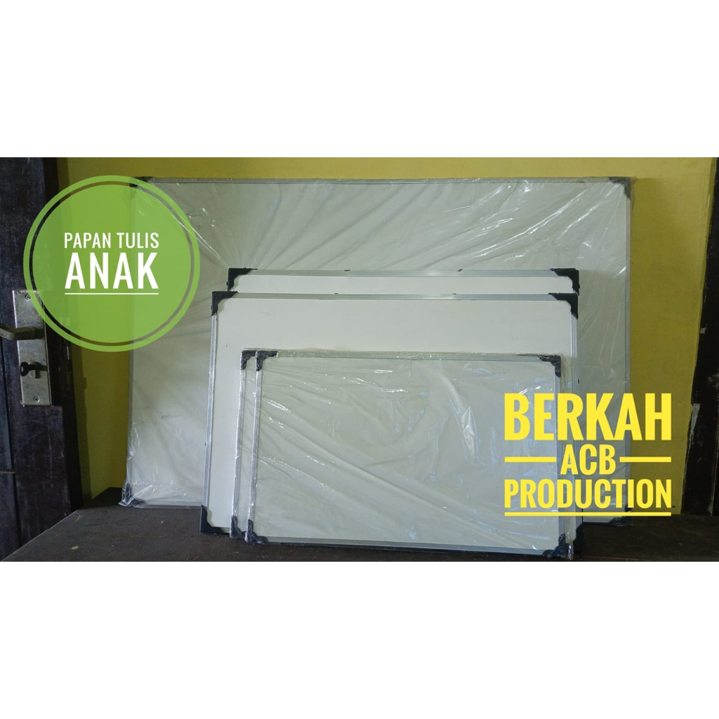 

Papan Tulis Anak / Whiteboard Anak Dua Muka Putih Hitam