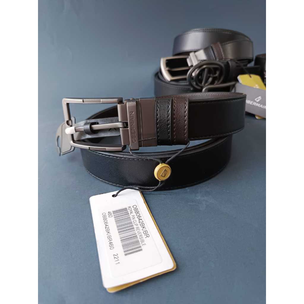 OBERMAIN ikat pinggang kulit reversible VBOB73 original store