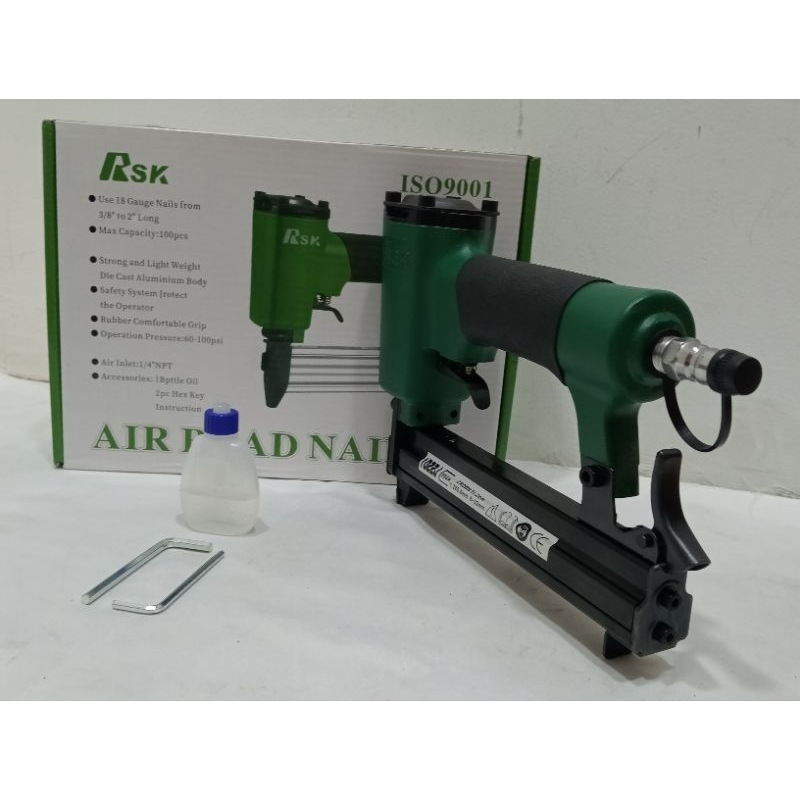 

RSK Air Stapler Gun 1022J Pneumatic Nailer || RSK 1022J Air Nailer Pneumatic Safety System