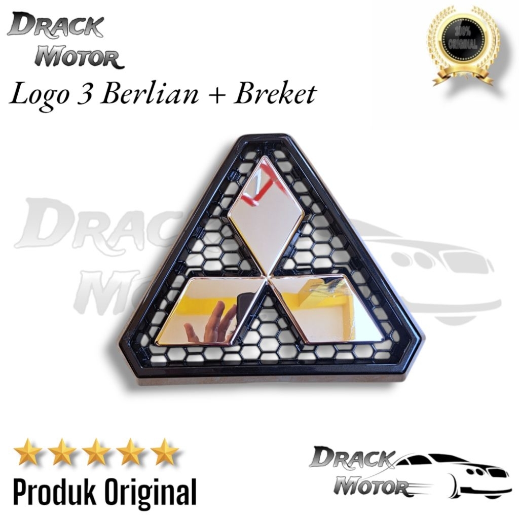 Logo Grill Depan Mitsubishi XForce 2023-2025 Original // Logo Grill Depan XForce Original Mitsubishi