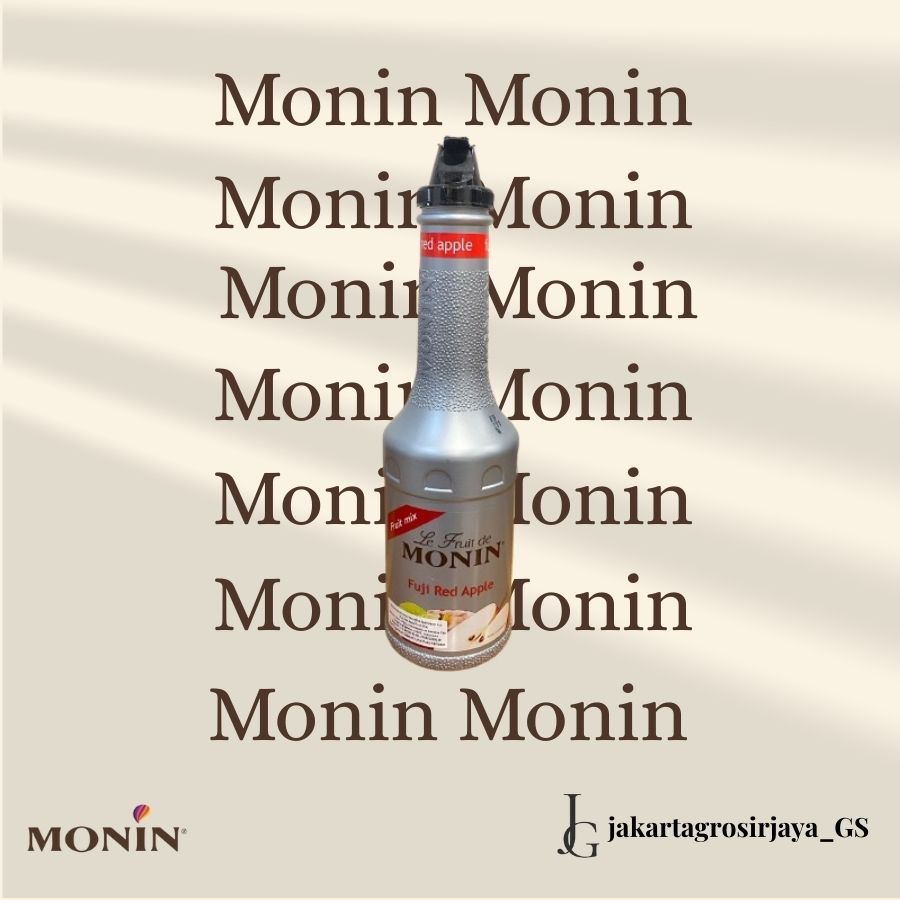 

Monin Puree Fruit Mix Fuji Red Apple 1 Liter