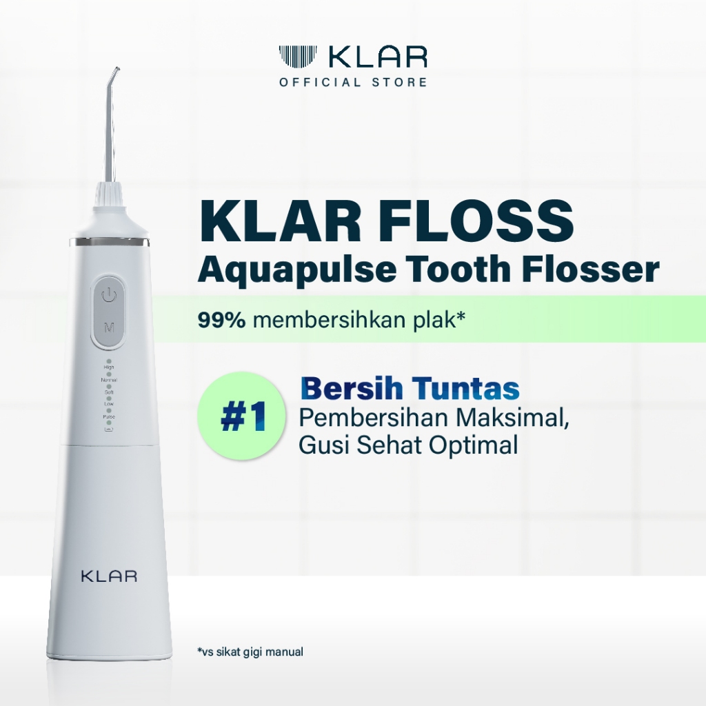 100% original klar water flosser aquapulse tooth flosser