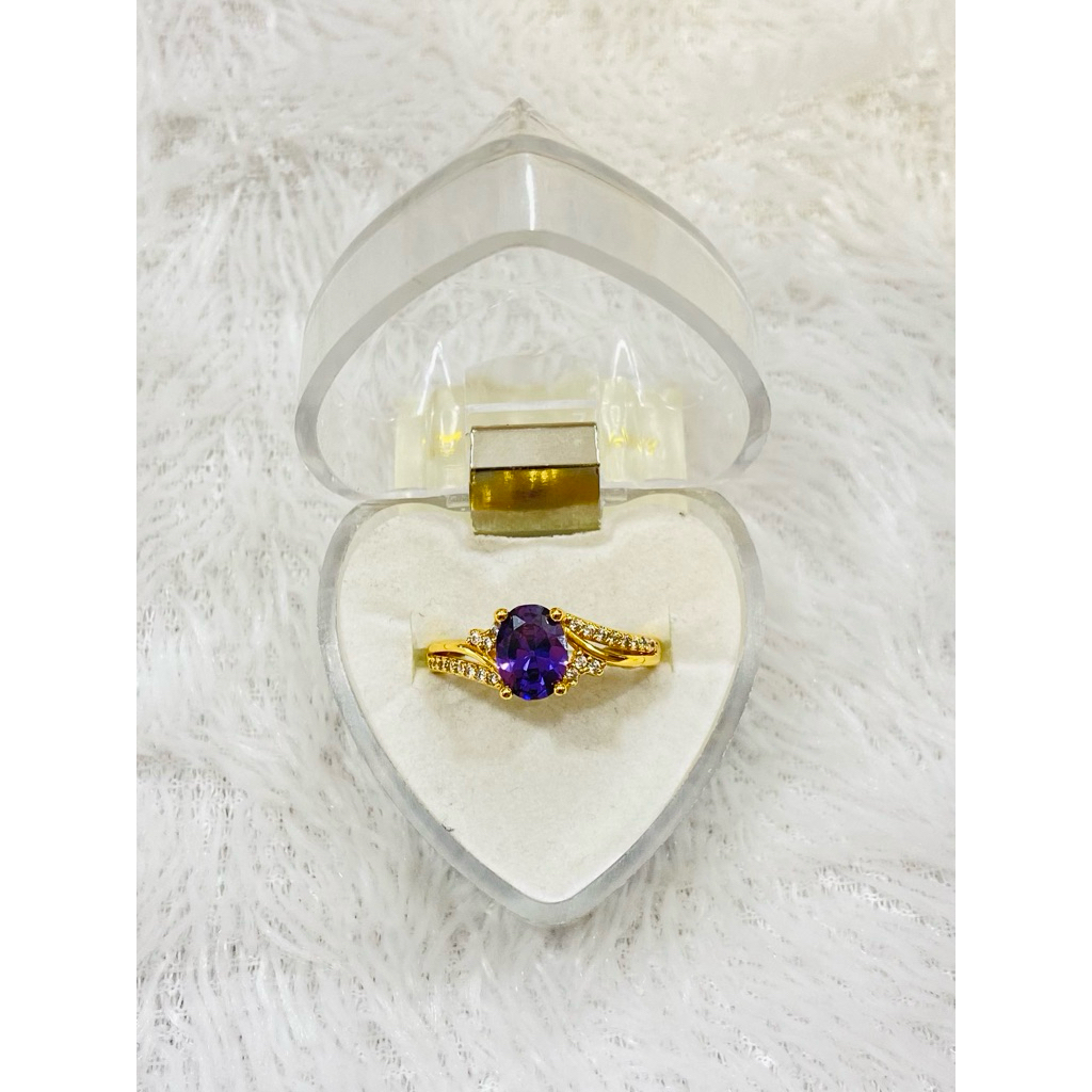 cincin permata ungu