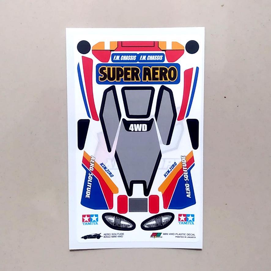 Stiker Aero Solitude - Body Biru - Vinnyl Laminating Doft