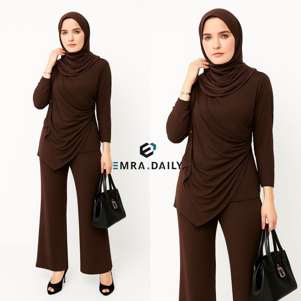 Belina Setelan Wanita Jersey Spandex Premium Oneset Polos Kekinian Kiera Set Kemerdekaan Merah Putih