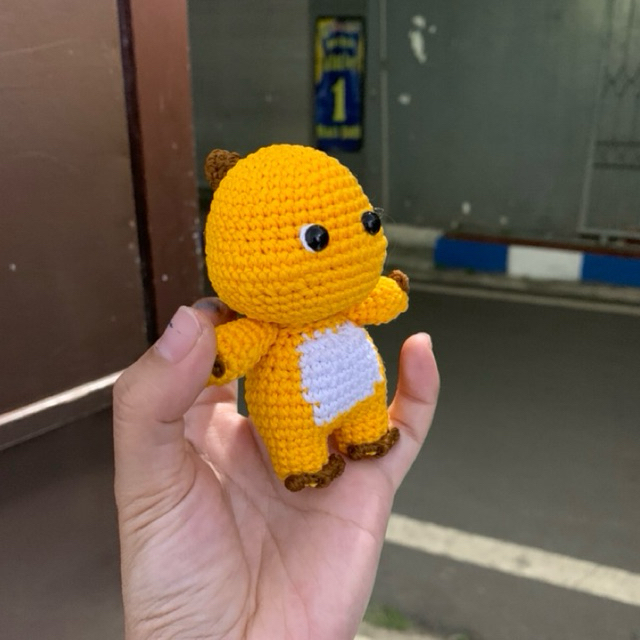 Nailong Amigurumi - Nailong Crochet - Nailong Rajut - Nailong Bagcharm - Gantungan Tas Nailong - Gan