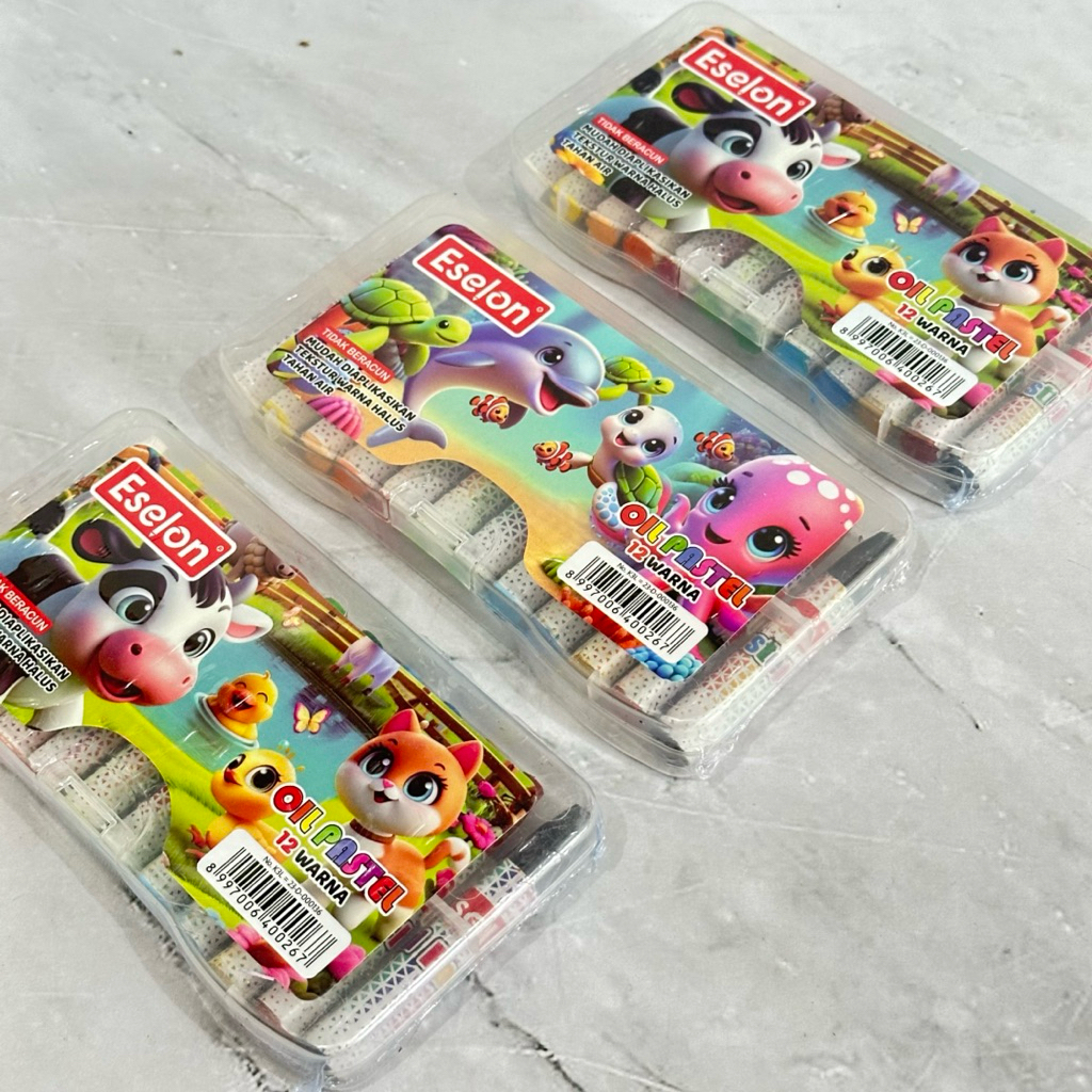 

SATU SET Oil pastel crayon murah eselon 12 warna