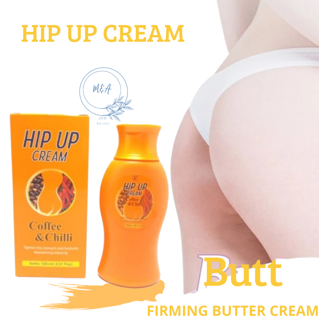 HIP UP CREAM Pembesar Bokong Wanita SYB Krim Oles Pengencang Tubuh Aroma Coffee and Chilli Mengencan