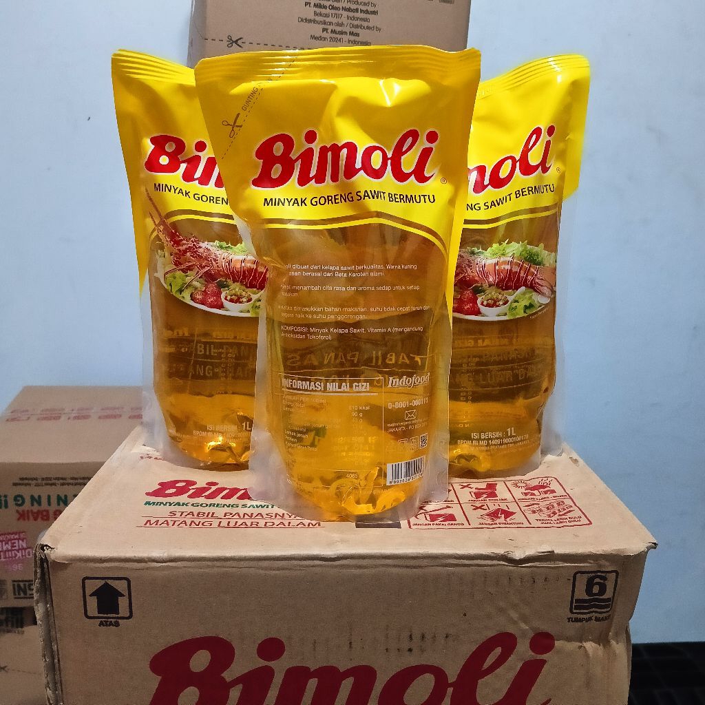

Minyak bimoli 1liter 3 pcs