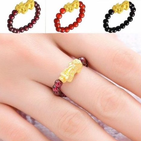 Cincin Pixiu wanita. Pixiu berongga 18mm. Pixiu 3D, ringan dan mewah. Cincin wanita.（PXJZ-05）