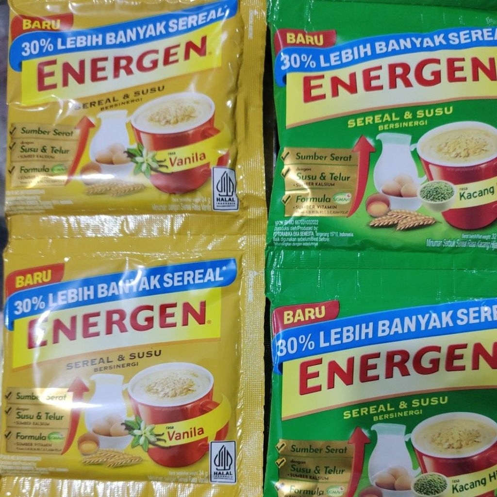 

energen sereal &susu renteng (10 sachet@32gr)