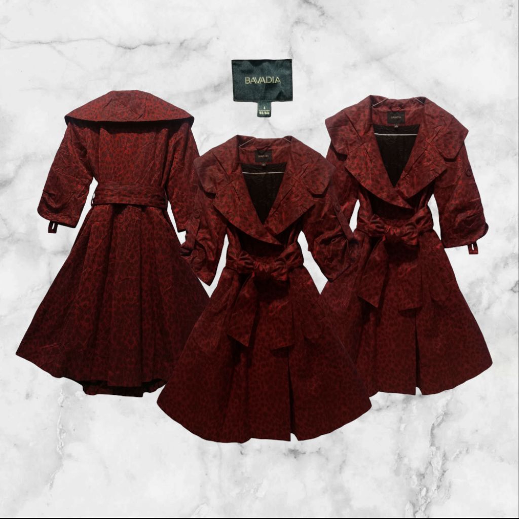 LEOPARD LONG COAT MEGAR BELLE