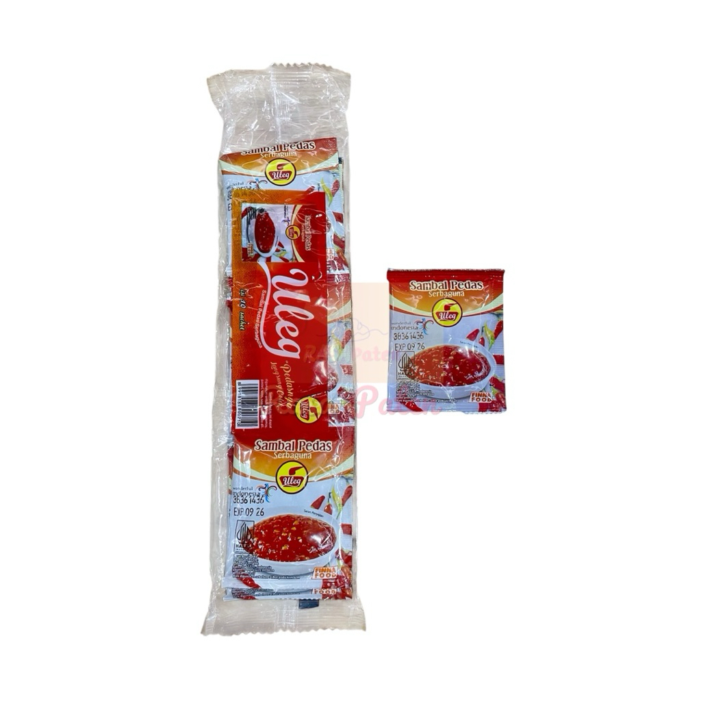 

SAMBAL PEDAS FINNA ULEG 18 gr HALAL BPOM RI Sambel Uleg Finna Food