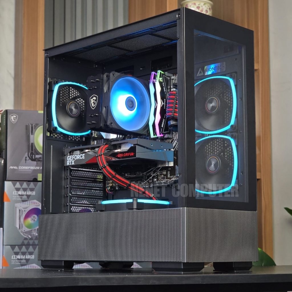 PC Gaming Intel Core i7 14700f | RTX 5060 Ti 8GB | 32GB | NVMe 1TB - Rakitan PC Gaming