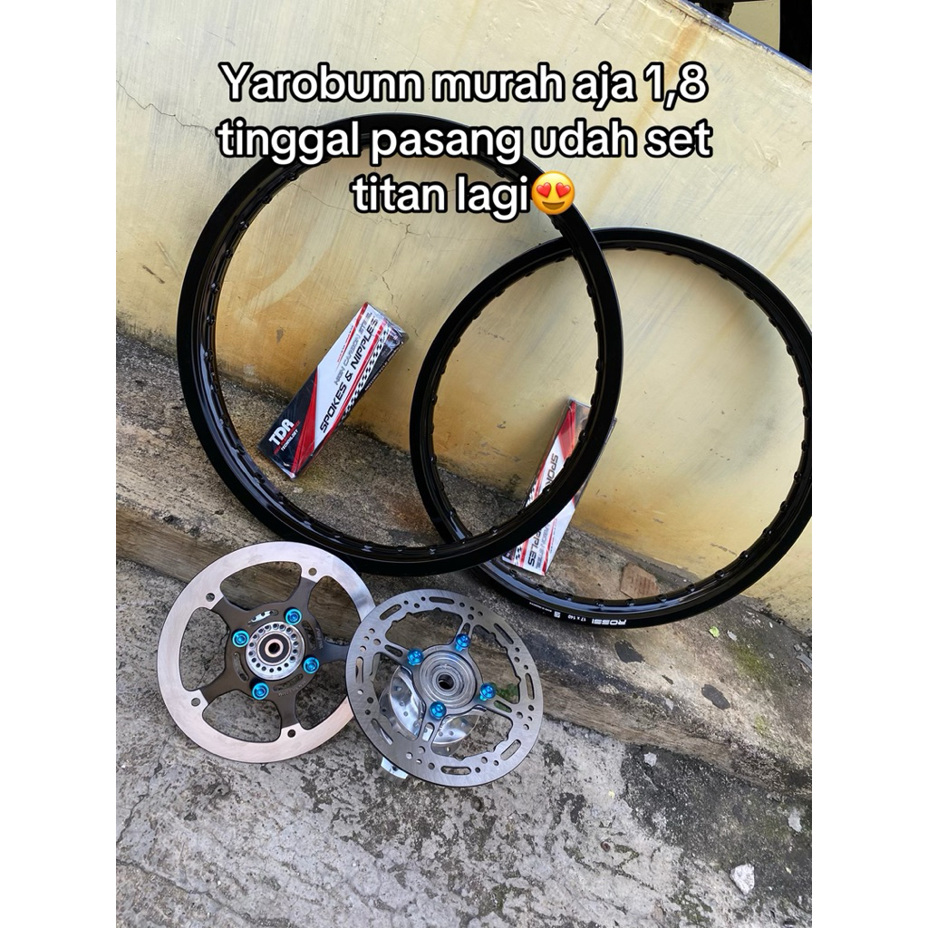 velg mx king prostreet set tromol becak custom t6