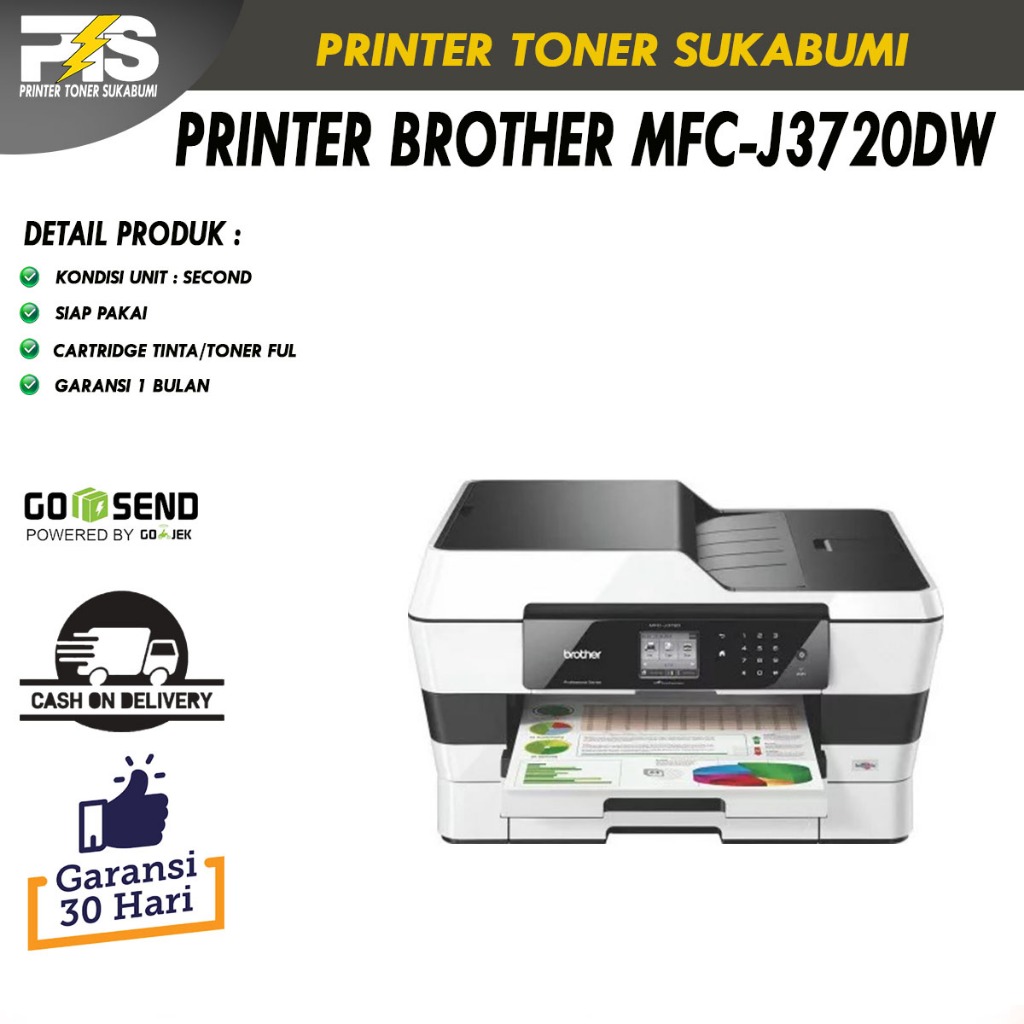 PRINTER BROTHER MFC J_3720/3520 A3 multifungsi werles