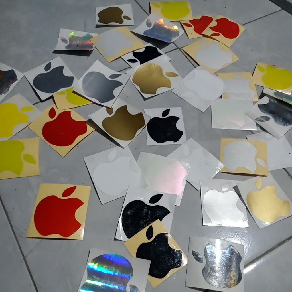 

cutting sticker stiker logo Apple code 90