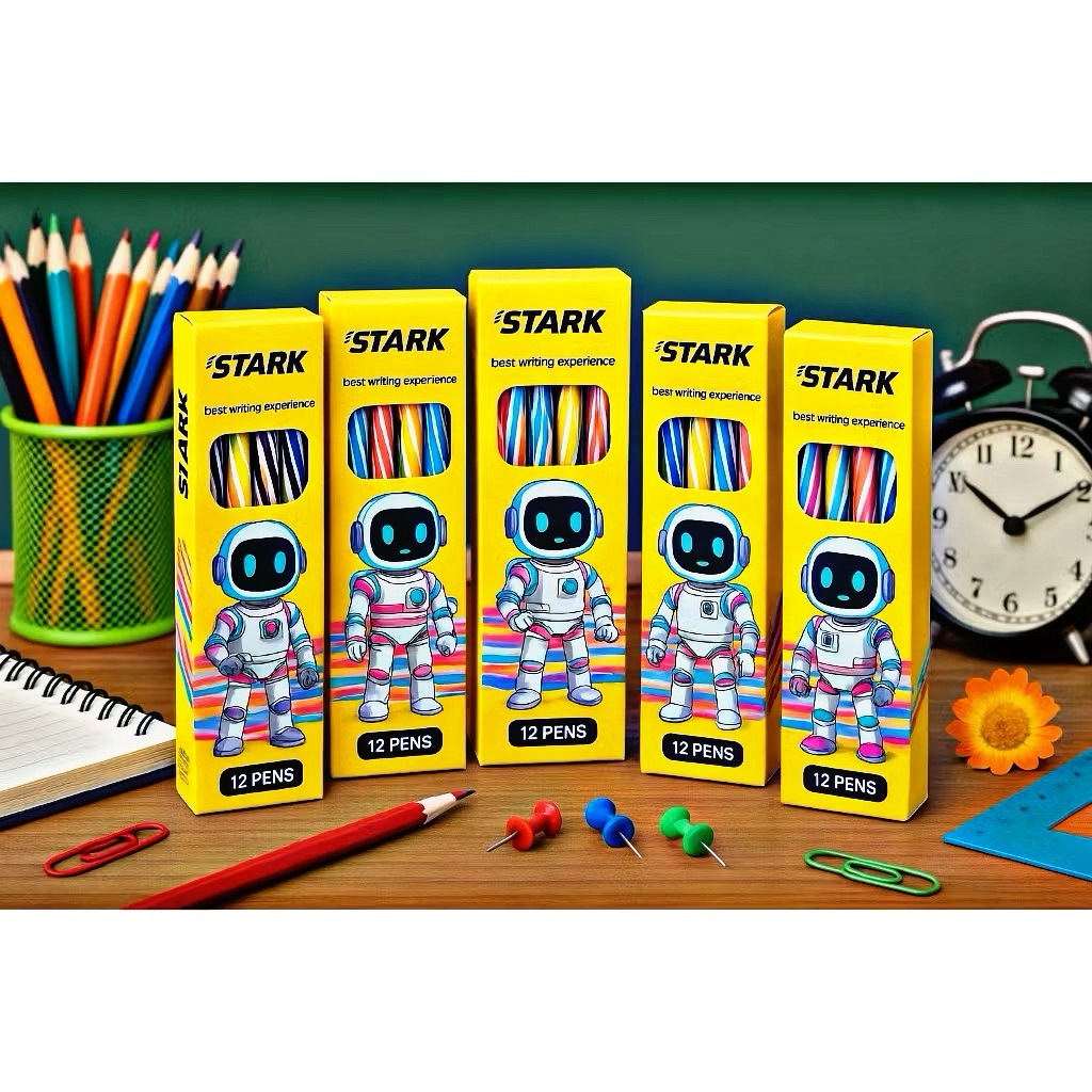 

(1 PACK / 12 PCS) PULPEN ULIR STARK ANTI MACET