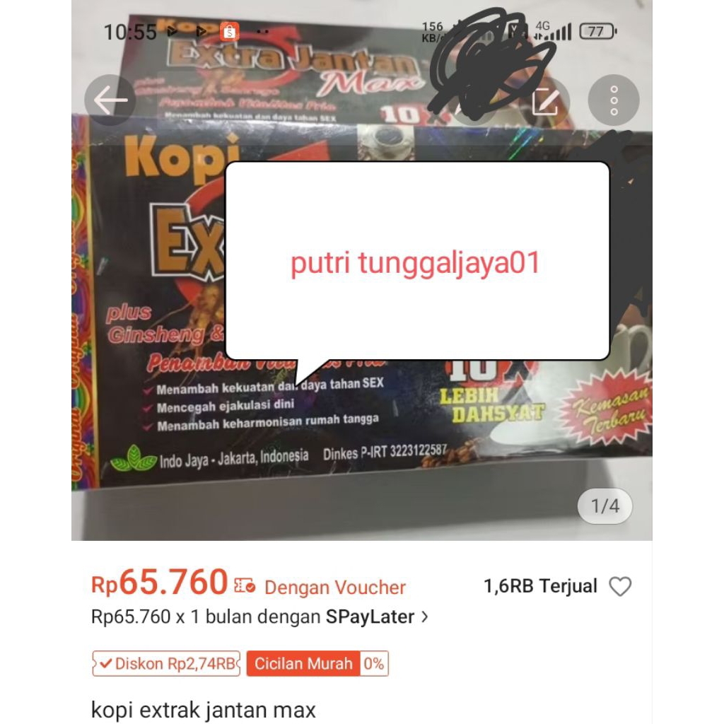 

cofe extrak jantan max