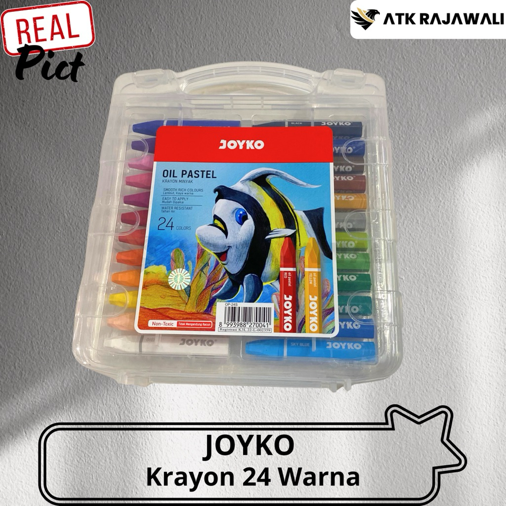 

Crayon Joyko 24 Warna OP-24s / Krayon Isi 24 Warna