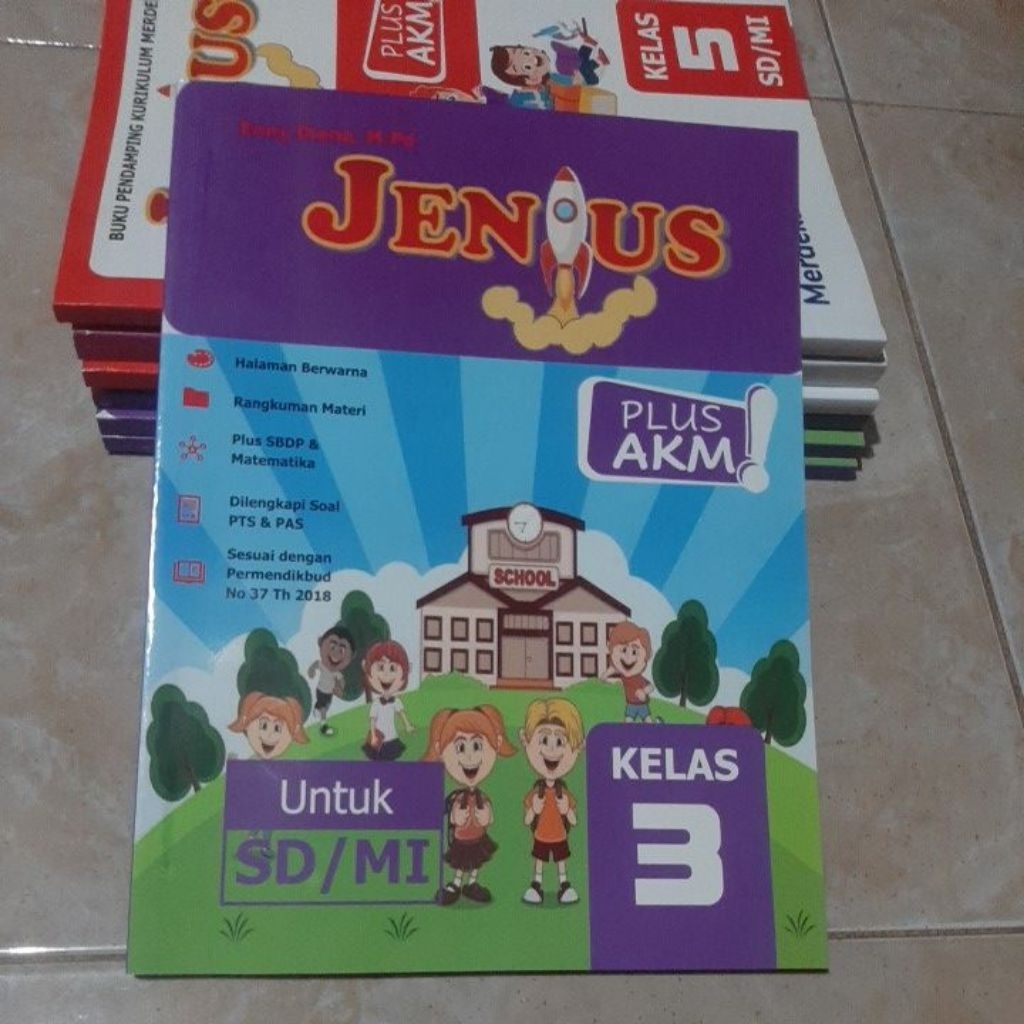 JENIUS Plus AKM Buku Pendamping KURIKULUM MERDEKA untuk SD/MI Kelas 3 Semester 1