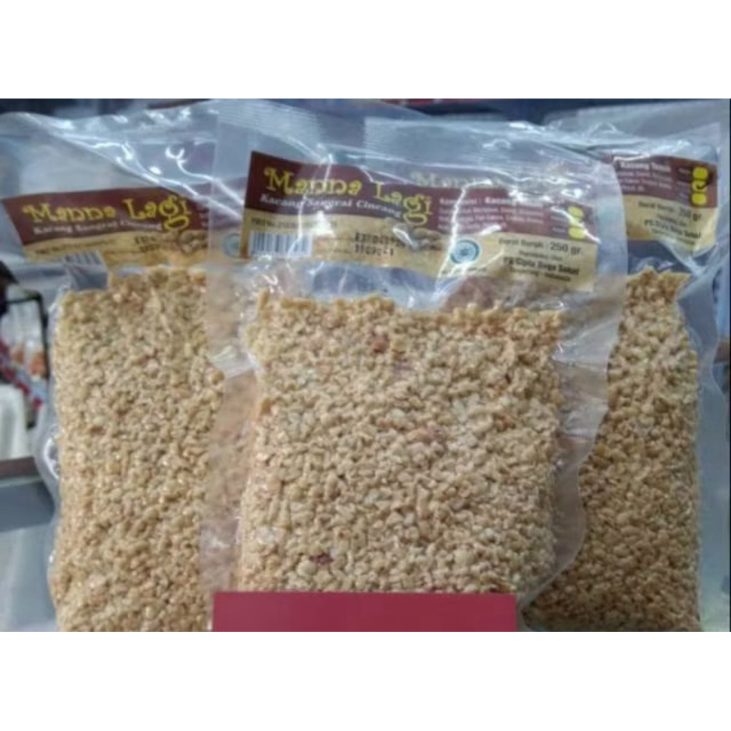 

Kacang Tanah Cincang Sedang Manna Lagi 250gr