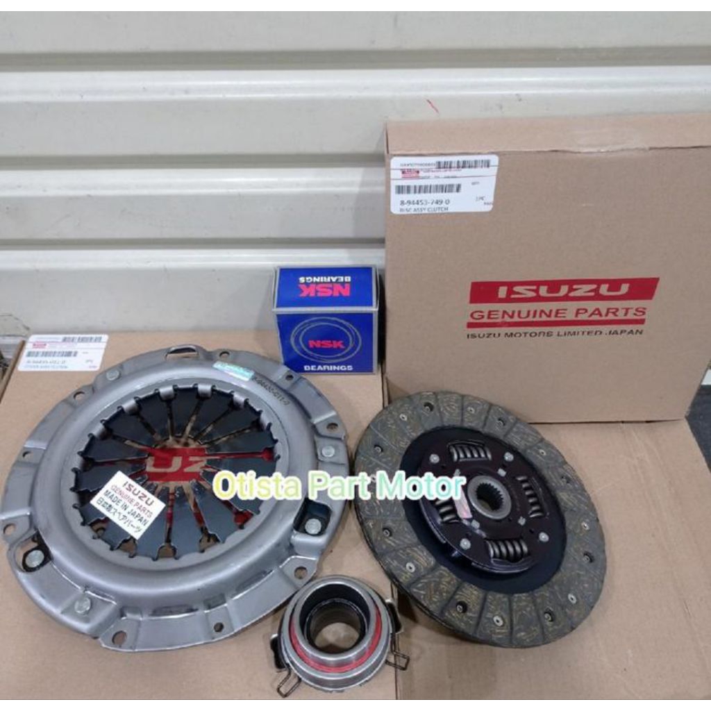 kopling set isuzu traga kampas kopling deklaher original isuzu japan