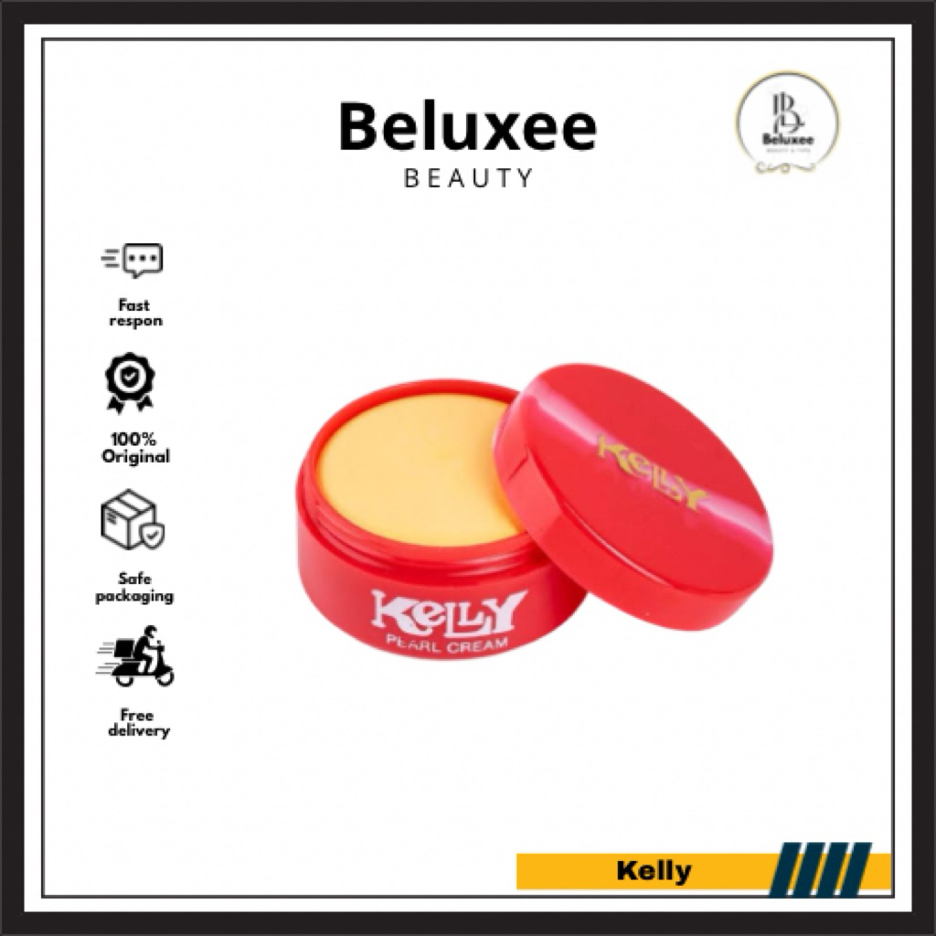 Kelly Pearl Cream 15gr Original BPOM / Bedak Cream Kelly Original