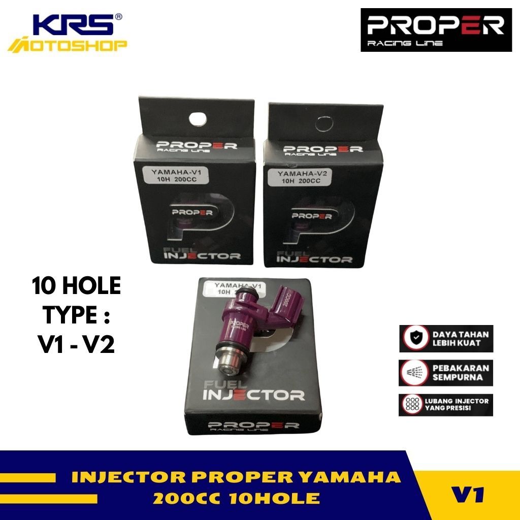 Injector PROPER Racing Line Yamaha 10 Hole 200cc V1 V2