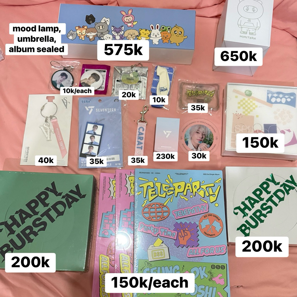 Seventeen Merch Official Miniteen & Album Sealed