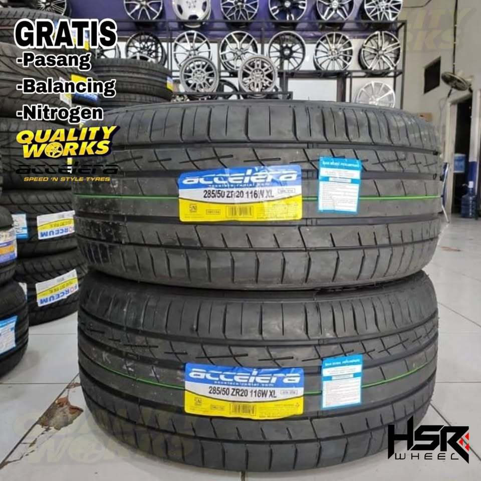 BAN MOBIL MURAH RING 20 UKURAN 285 50 R20 ACCELERA IOTA ST68 TUBLLES 285/50 R20