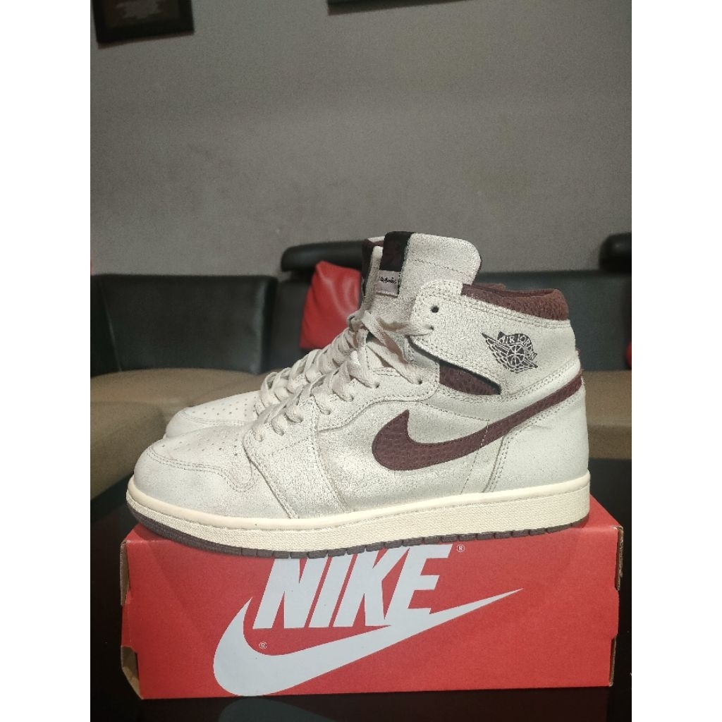 Sepatu Nike Air Jordan 1 Retro High Maniere Airness Size 44 insole 28