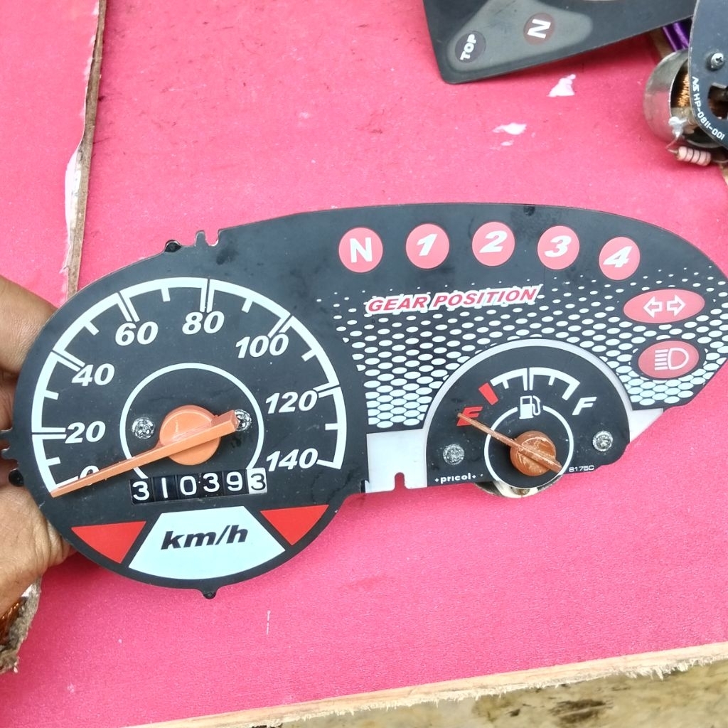 mesin & papan panel speedometer kilometer Shogun 110 r. shogun mungil. seconds original