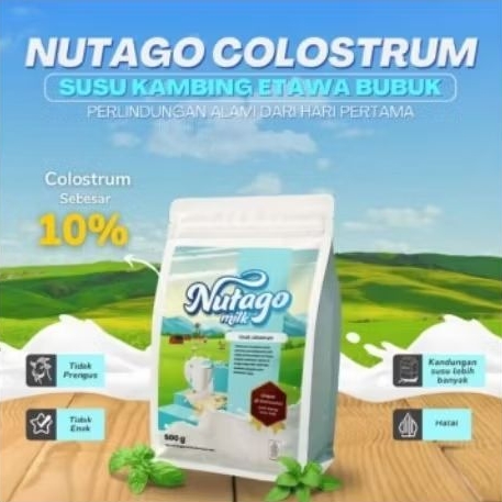 

Nutago Kolostrum 500 gr Susu Kambing Etawa Penguat Tulang