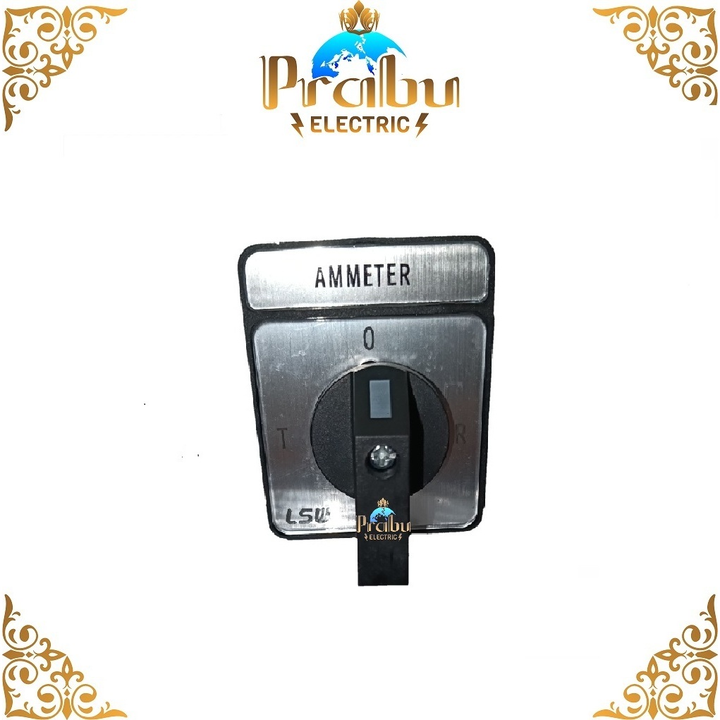 SELECTOR SWITCH AMPERE 3P / SELECTOR AMPERE 0-R-S-T / SELECTOR AMPER METER 3P LSW