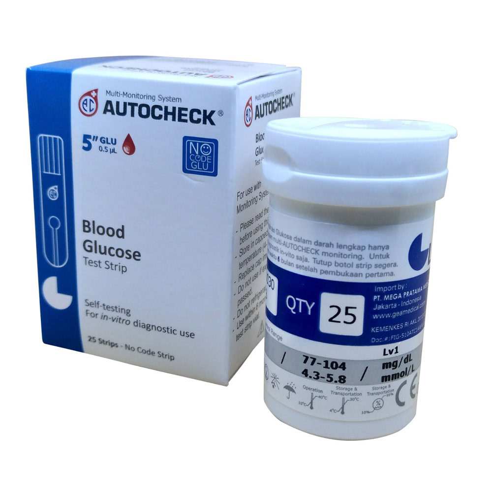AUTOCHECK BLOOD GLUCOSE 1 BOX